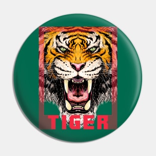 Roaring Tiger Pin