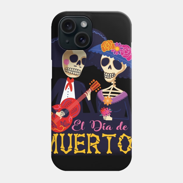 Dia De Los Muertos Phone Case by Daysy1