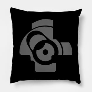 AK47 Bolt Face Gray Pillow