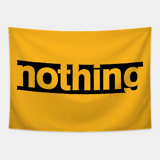 Nothing Records Tapestry by MindsparkCreative