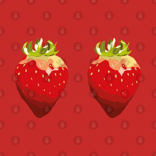 Strawberry Twins by helengarvey