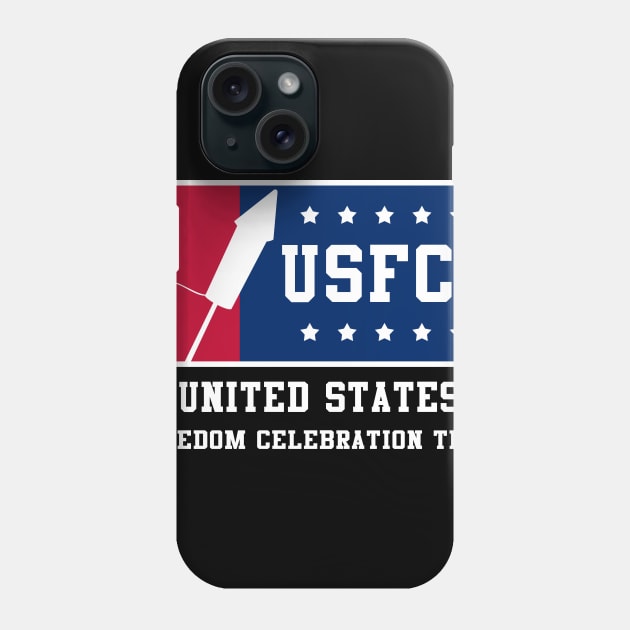 United States Freedom Celebration Team - USA Independence Day Phone Case by shirtonaut