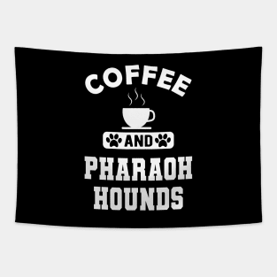 Pharaoh hound - Coffee and pharaoh hounds Tapestry