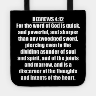 Hebrews 4:12 KJV Tote