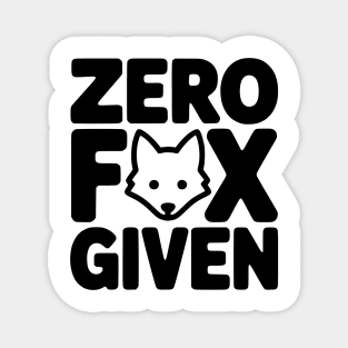 Zero Fox Given Magnet