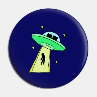 cat alien abduction Pin