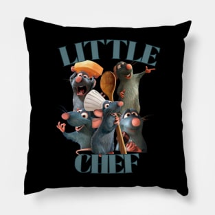 Little Chef, Remy Ratatouille Collage Pillow