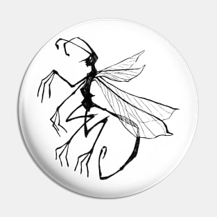 Wasp Fairy Pin