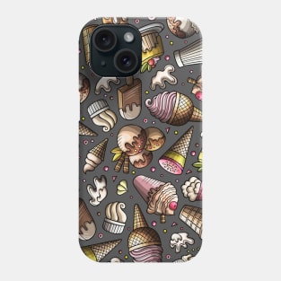 Cartoon Hand-drawn Dessert Pattern Phone Case