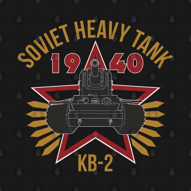 Soviet KV-2 heavy tank by FAawRay