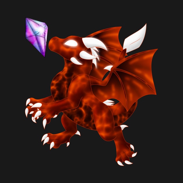 GemBabs: Elemental Dragon (Fear) by spyroid101