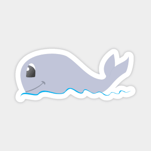 Happy Whale Magnet