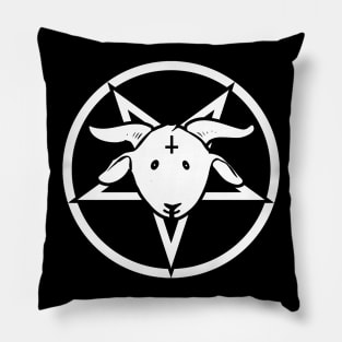 Happy Goat Pentagram Pillow