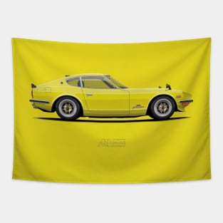 Fairlady 240Z Yellow Tapestry