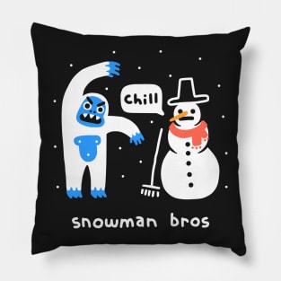 Snowman Bros Pillow