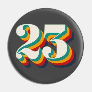 Number 23 Pin