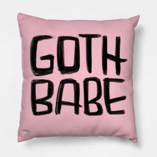 Goth Babe Pillow