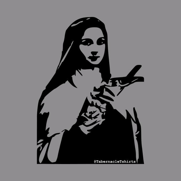 Saint Therese of Lisieux by tabernacletshirts