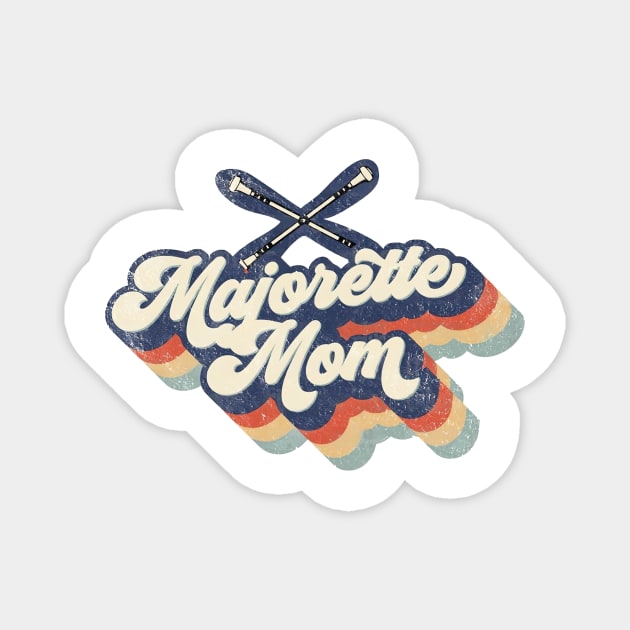 Retro Majorette Mom Mother's Day Magnet by Wonder man 