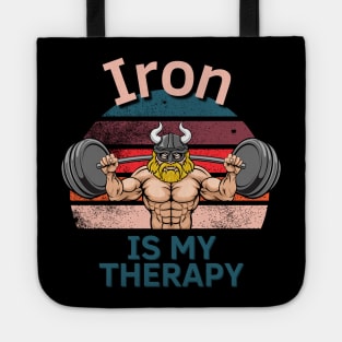 Iron Is My Therapy Tote