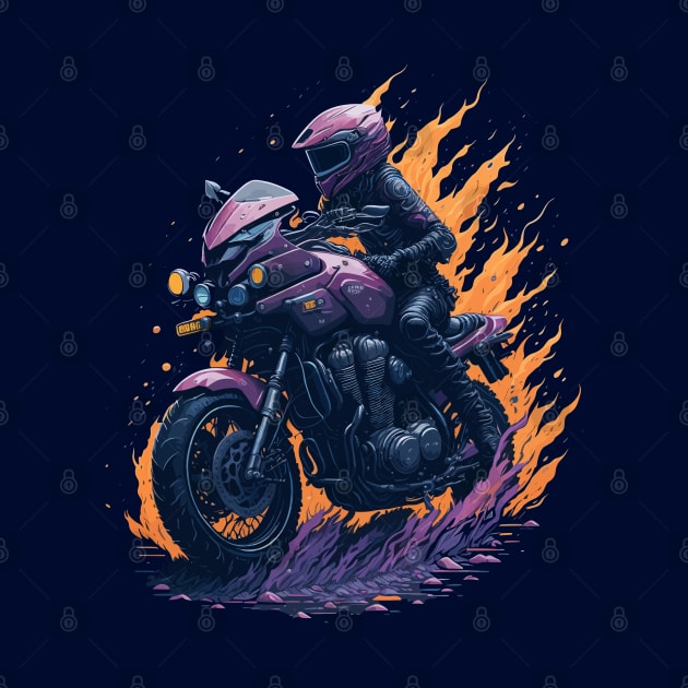 Extreme motor biker by webbygfx