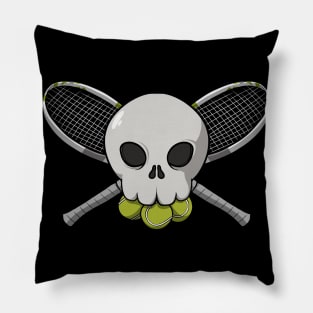 Tennis crew Jolly Roger pirate flag (no caption) Pillow