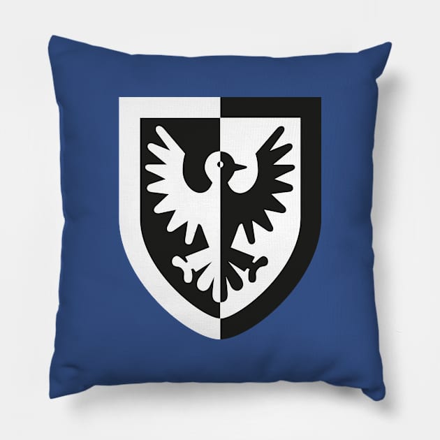 Black Falcons Pillow by DesignJobber