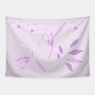 Lily Floral art Tapestry