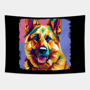 German Shepherd Dog Pop Art - Dog Lover Gifts Tapestry