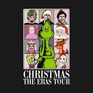 Christmas The Eras Tour Christmas Family And Merry Grinchmas T-Shirt