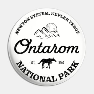 Ontarom National Park - black Pin