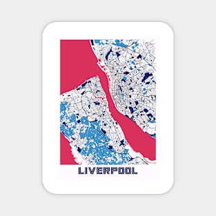 Liverpool - United Kingdom MilkTea City Map Magnet