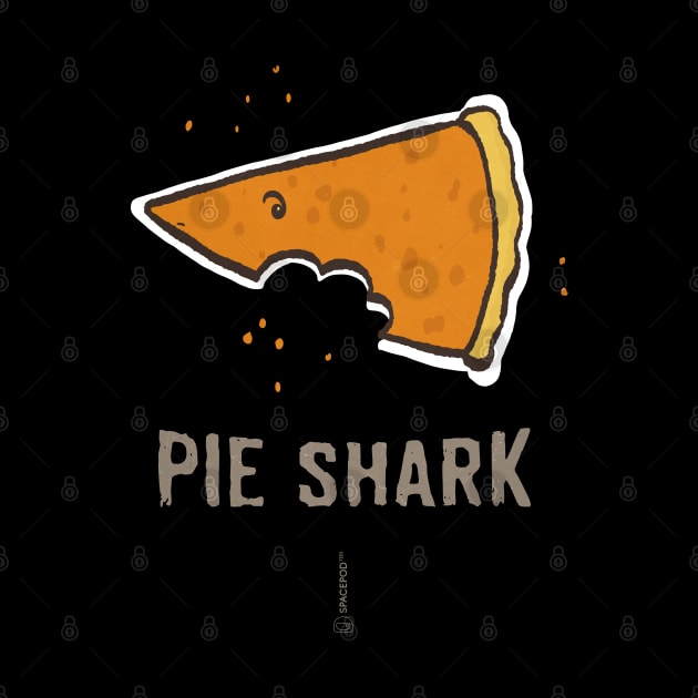 Pumpkin Pie Shark Thanksgiving T Shirt by SpacePod Tees by SpacePodTees