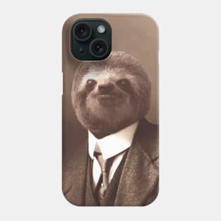 Gentleman Sloth - Print / Home Decor / Wall Art / Poster / Gift / Birthday / Sloth Lover Gift / Animal print Canvas Print Phone Case