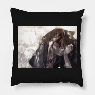 Kiss in the rain Pillow