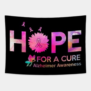 Hope For A Cure Alzheimer Awareness Tapestry