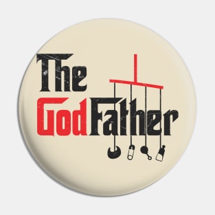 Godfather, gift for godfather Pin