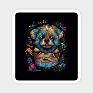 Dog In Pocket Funny Puppy For Dog Lovers Magnet