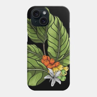 Coffee Bean Tree Phone Case