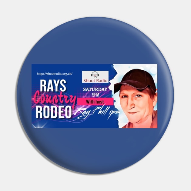 Ray's Country Rodeo Pin by Shout Radio