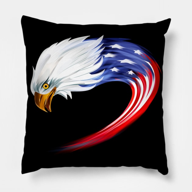 Independence Day Pillow by gold package
