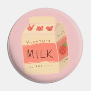 Strawberry Milk Pin