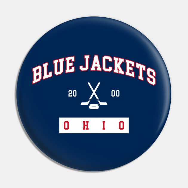 The Blue Jackets Pin by CulturedVisuals