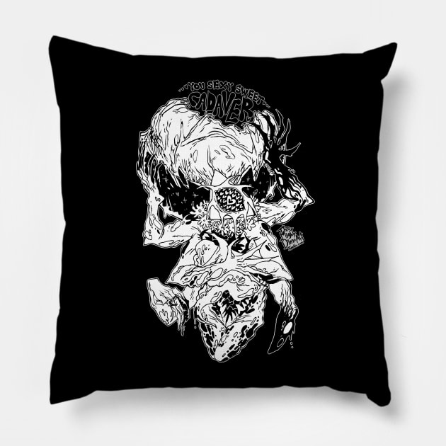 You Sexy Sweet Cadaver Pillow by ThisMightyDimo