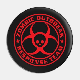 Zombie Outbreak Response Team - RED Pin