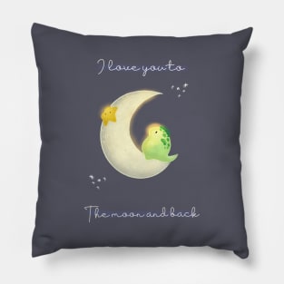 I love you to the moon Pillow