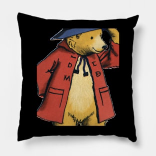 Cartoonish Paddington Bear Pillow