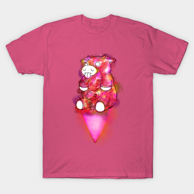 Cherry Nebula - Cowsmic CowLick! - Cowlick - T-Shirt