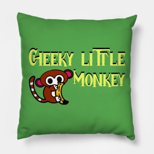 Cheeky little monkey Pillow