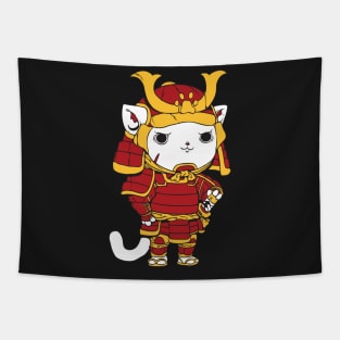 Samurai Cat Tapestry